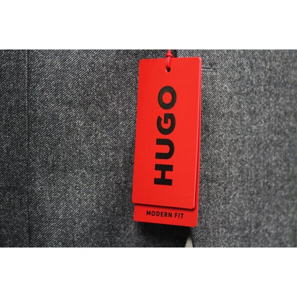 Hugo by Hugo Boss Mens‎ 2-pc suit Gray Modern-Fit Patch Pocket Jacket Size 38S - Picture 9 of 15